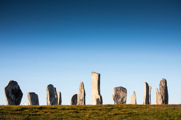 standing stones at callinish on the island lewis, scotland, UK - 65976984