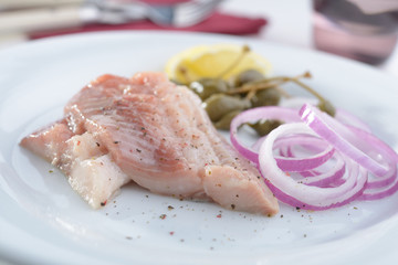 Herring with onion