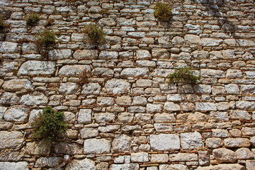 Stone wall in Erice