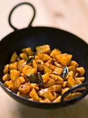 vegetarian indian potato masala curry