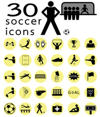 Soccer Icons set