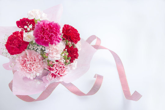 カーネーションの花束