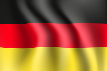 niemcy flaga wektor - obrazy, fototapety, plakaty