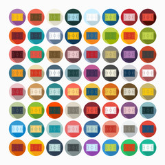 Flat design: playing field