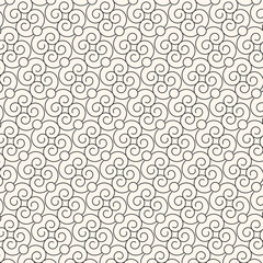 Seamless vector lines with curve pattern background