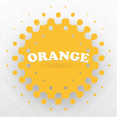 orange splash background