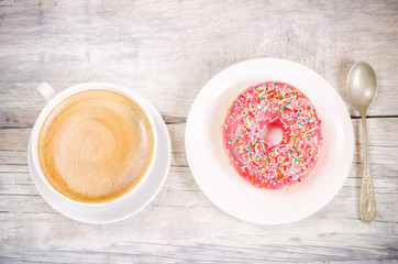 Donuts and coffee