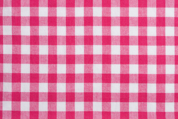 ギンガムチェックの布
