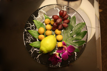 Fruits on the plate