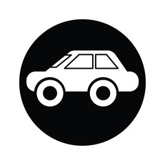 car symbol icon vector