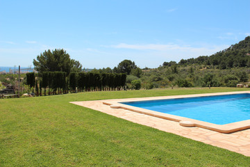 Swimmingpool im Garten