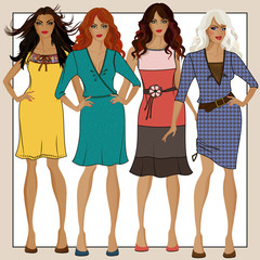 Collection of women's dresses А