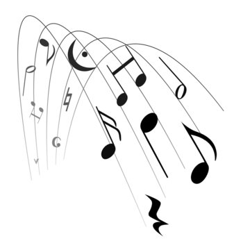 Notenschl&uuml;ssel Noten Musik Vektor