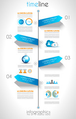 Social Media and Cloud concept Infographic