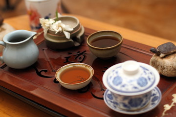 Obraz na płótnie Canvas chinese tea ceremony