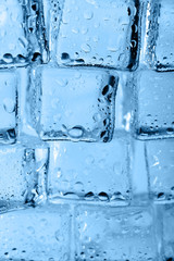 cubes of  ice
