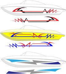 Boat Graphics, Stripe : Vinyl Ready
