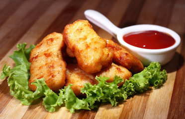 Fried nuggets