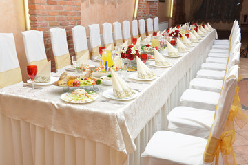 Wedding reception