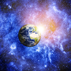 Obraz na płótnie Canvas planet earth in space