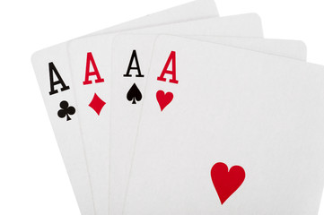 Playing cards poker casino