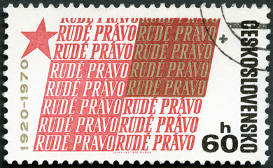 CZECHOSLOVAKIA - 1970: 50th anniv. of 