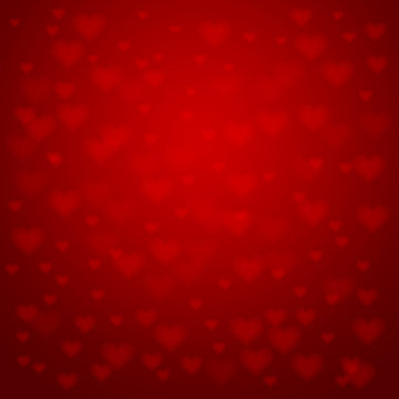 Background with hearts, vector