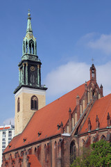 Fototapeta na wymiar Marienkirche in Berlin