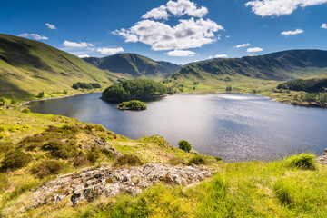 Haweswater from Whiteacre Crag - obrazy, fototapety, plakaty