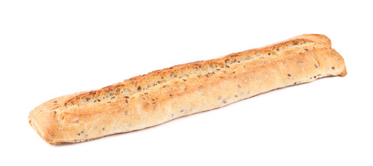 Crackling white bread with seeds.
