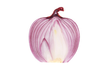 Ripe red onion.