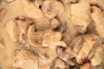sauté de porc sauce champignons