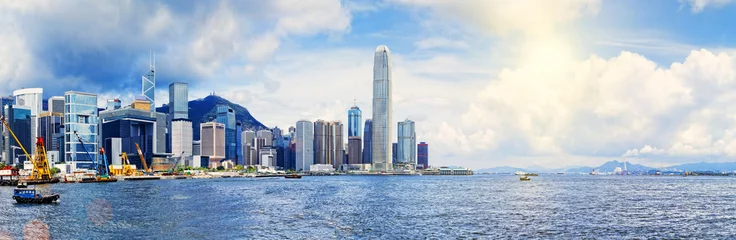 Foto op Plexiglas Hong Kong harbour © Cozyta