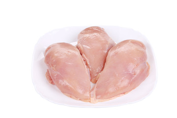 Raw chicken breast.