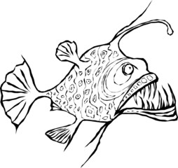 Angler fish design element
