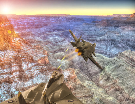 fight in the Grand Canyon