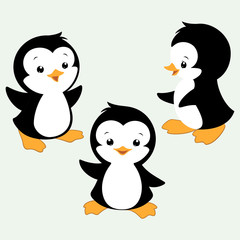 Cartoon Penguins
