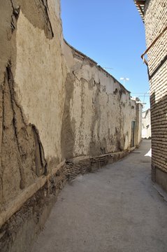 Fototapeta ブハラ路地裏、ウズベキスタン