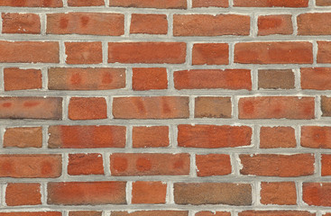 Red brick wall background