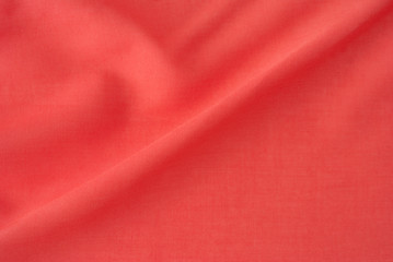 fine red cotton textile