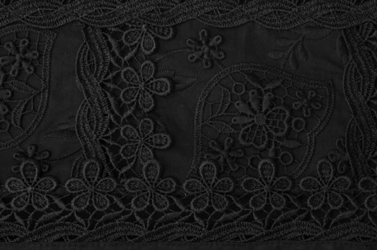 Flower lace pattern.