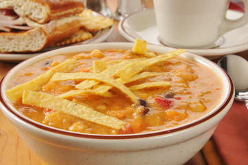 Chicken tortilla soup
