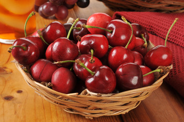 Fresh cherries