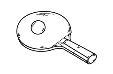 one ping pong racket