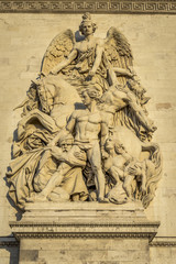 Architectural Detail of Arc de Triomphe