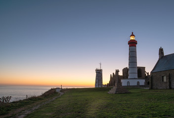 Fototapeta na wymiar lighthouse saint mathieu