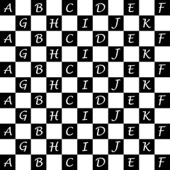 Seamless alphabet pattern