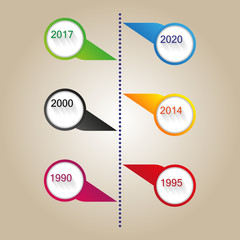 vector color modern timeless template