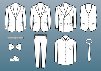 Suits and accessories