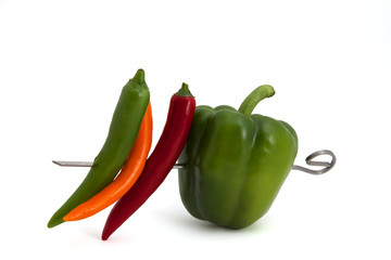 Bunter Gemüsespieß